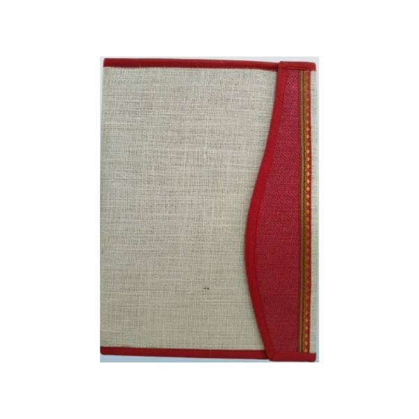 Jute File Folder (Red)
