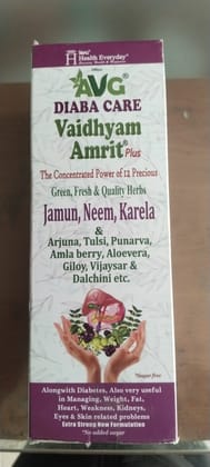 Avg Diaba care Vaidhyam Amrit plus Jamun, neem, karela 