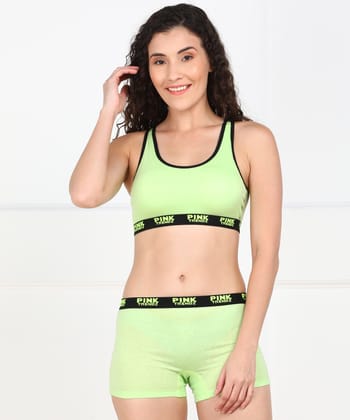 Young Trendz Women Pink Trendz Boyshorts-XS / Neon Green