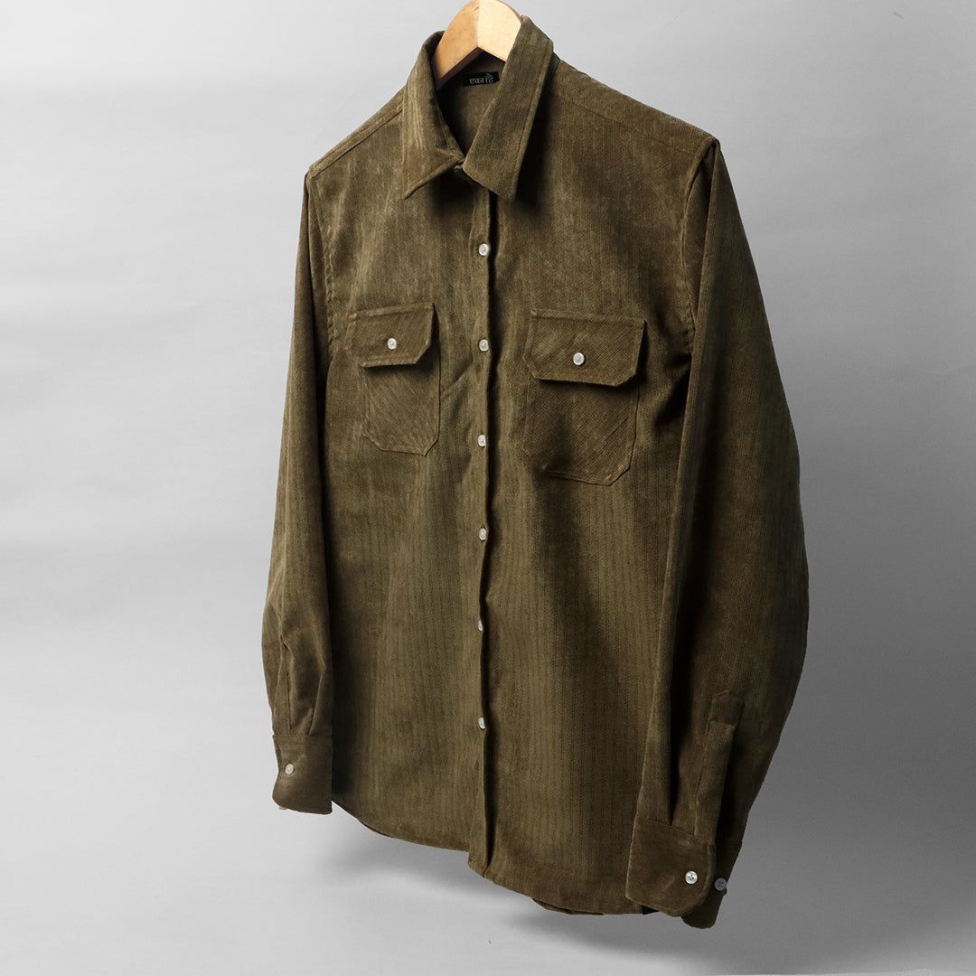 HAZELTON * Corduroy Shirt #30-12XL