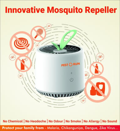 Pest Run CWM468B Portable Mosquito Repellent Device (White, 430g) | Essential Oil Aroma Diffuser | Indoor Protection Pest Run CWM468B Portable Mosquito Repellent Device (White, 430g) | Essential Oil Aroma Diffuser | Indoor Protection