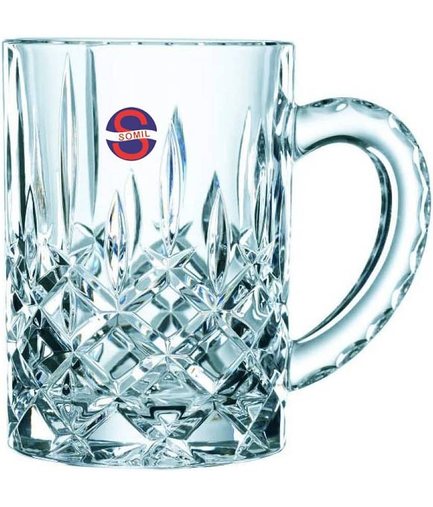 Afast Beer Mug Glass,  450 ML - (Pack Of 1)