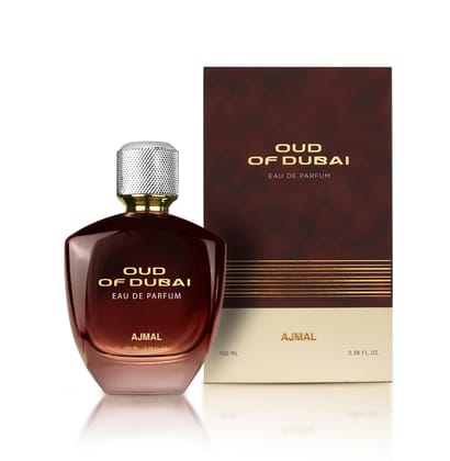 Ajmal Oud of Dubai Perfume for Men & Women | 100ml Unisex Eau De Parfum | Perfume for Men and Women with Oud, Woody & Musky Notes | Oriental Cologne Unisex | Versatile Perfume Spray | Gifts for All Ajmal Oud of Dubai Perfume for Men & Women | 100ml Unise