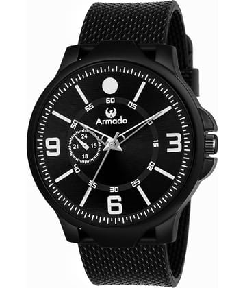 Armado - Black Rubber Analog Men's Watch