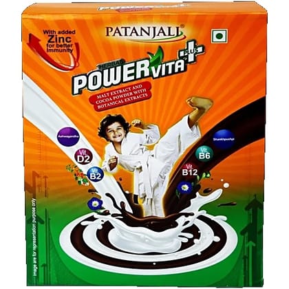 Patanjali Nutrition Drink - Herbal Power Vita Plus, 500 g Carton