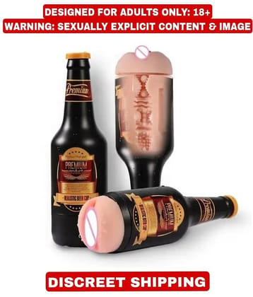 KAMAHOUSE PREMIUM QUALITY BE-ER BOTTLE SHAPE VAGINA PUSSY MASTURBATOR CUP FOR MEN