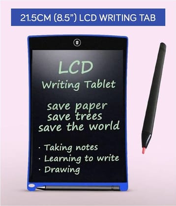8.5 Inch LCD Writing Tablet Pad, Electronic Handwriting Drawing writer Board with Erase Button | Suitable for Kids and Adults