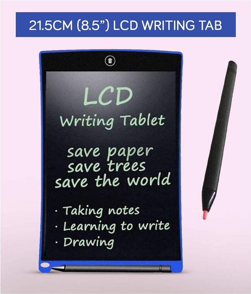 8.5 Inch LCD Writing Tablet Pad, Electronic Handwriting Drawing writer Board with Erase Button | Suitable for Kids and Adults