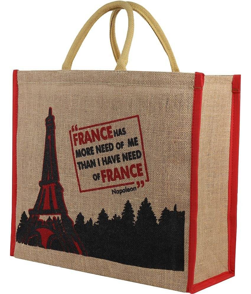 Double R Bags - Brown Jute Grocery Bag