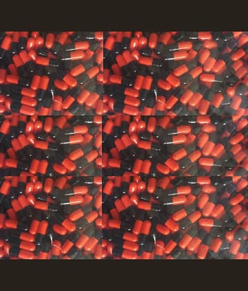 BioMed Empty Gelatin Capsules 2 Red/Black 1000 Capsule 1000 no.s