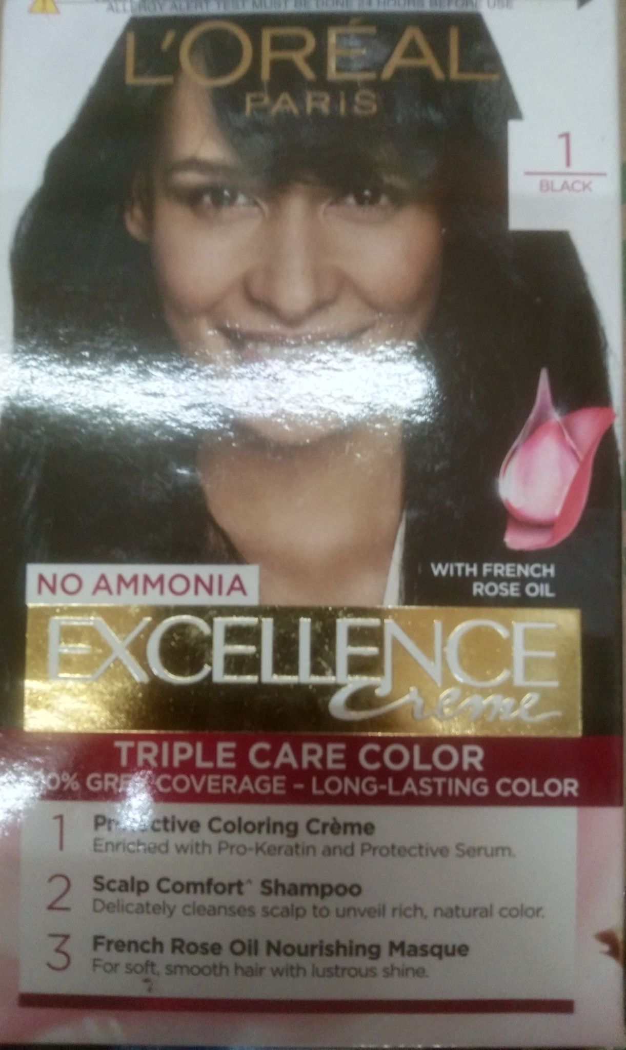 Loreal excellence creme triple care color no1