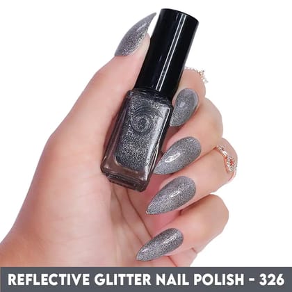 REFLECTIVE GLITTER NAIL POLISH - BNP 326