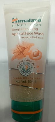 Himalaya deep cleansing apricot face wash apricot aloe vera 50 ml