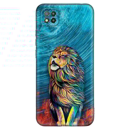 King Is ColourFull  POCO C3 Premium Embossed Mobile cover