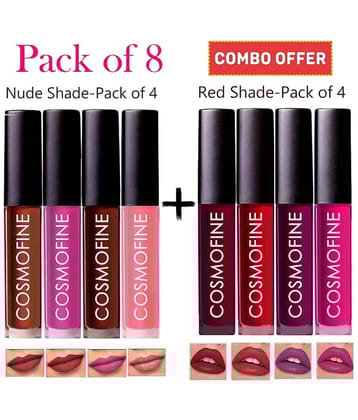 COSMOFINE Red,Nude Matte Lipstick 100 gms