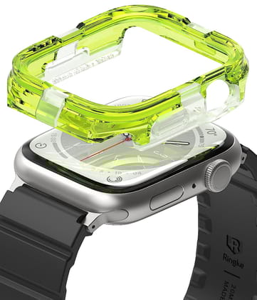 Ringke  Fusion Bumper  Case for Apple Watch 8/7 45mm, SE / 6/5 / 4 44mm-Neon Green