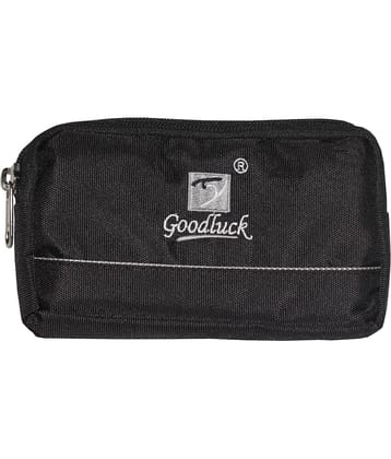 Goodluck Polyester Black Waist Pouch