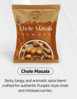 Spicevaan Punjabi Curry Combo (2 x 100g) | Chole Masala & Coriander Powder | Authentic Spices for Rich Chana Masala & North Indian Gravies
