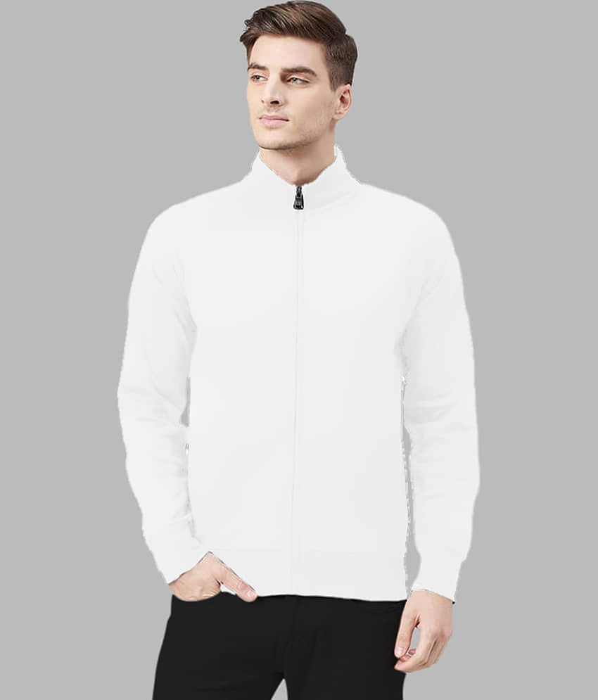 ENITOR Fleece Men's Casual Jacket - White ( Pack of 1 )