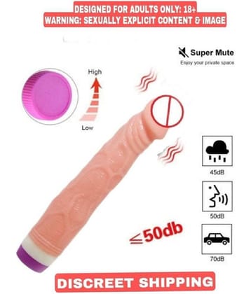 9inch Long and Soft Sexy Real Felling SKIN Colored Vibrating Dildo For Sexy Girls Vagina - By crazynyt