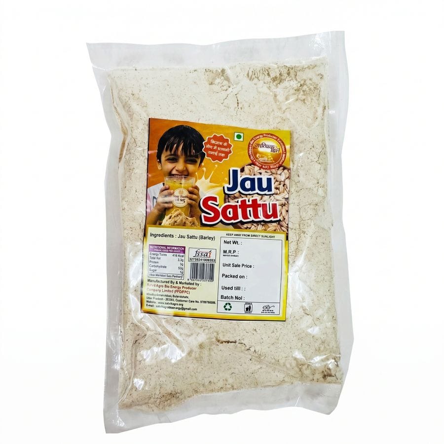 JAU SATTU (ROASTED BARLEY FLOUR) - 200 gm - 200 gm - One pouch