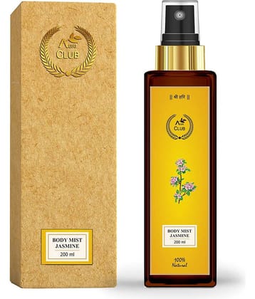 AGRI CLUB - Jasmine Body Mist For Men,Women 200 ml ( Pack of 1 )