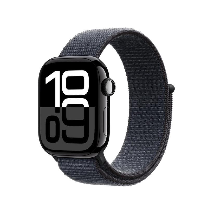 Apple Watch Series 10 GPS 42mm Jet Black Aluminium Ink Sport Loop