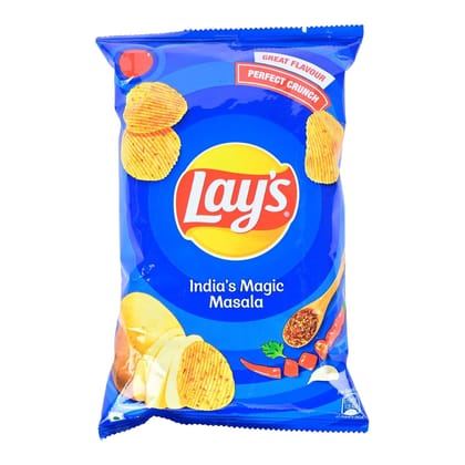 Lay's Potato Chips, India's Masala Magic Flavour, Crunchy Chips & Snacks 67gm