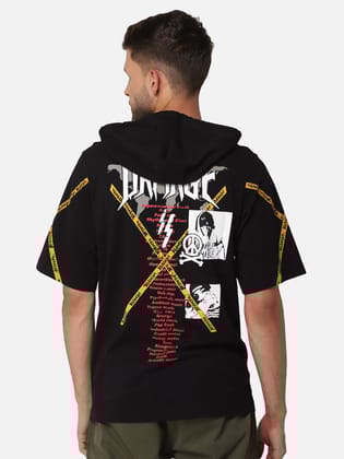 Punk DAMAGE Oversized T-shirt-XS / Black