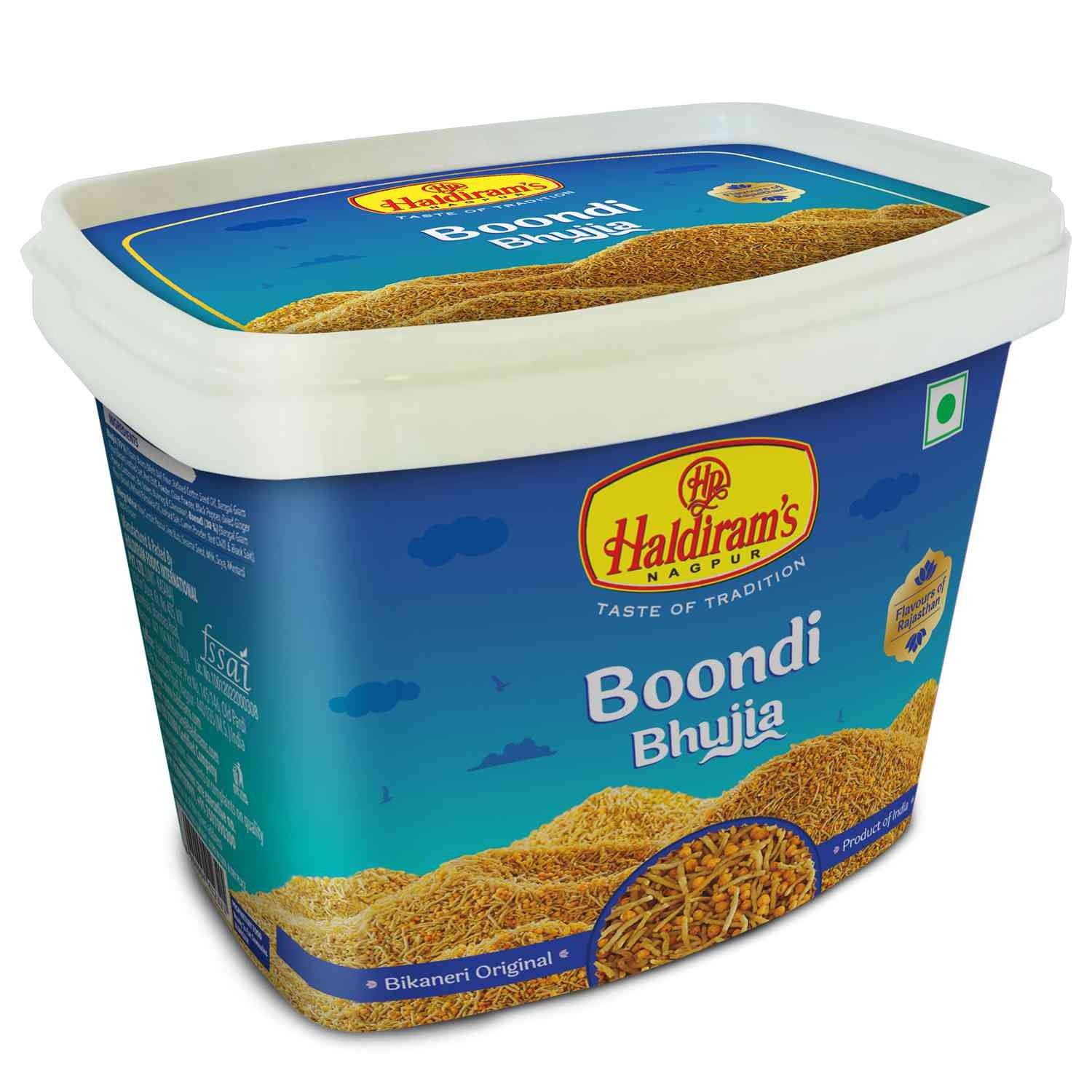 Haldiram Boondi Bhujia 150 Gm - Pack of 36
