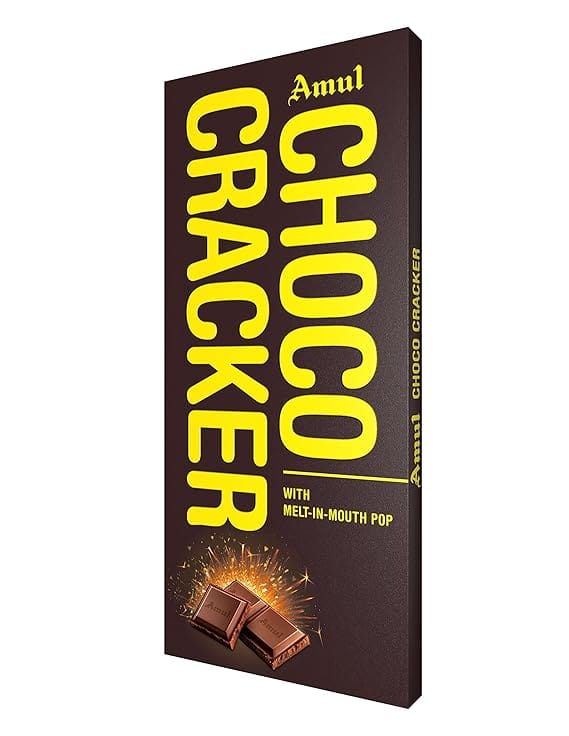 AMUL CHOCO CRACKER CHOCOLATE 150GM
