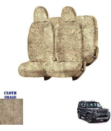 Mahindra Scorpio 7S Captain Beige 7 Seater Car Seat Cover