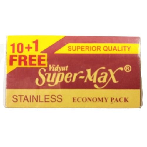Vidyut Super Max Stainless Blade, 10 N + 1 N Free