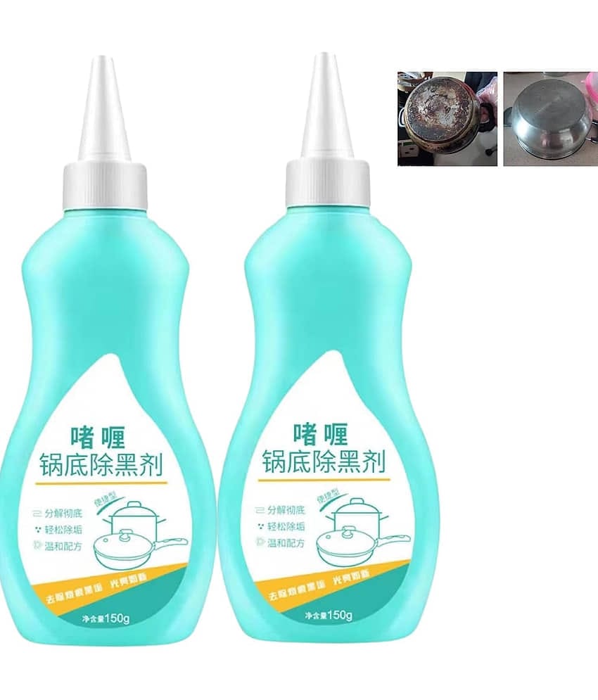 Magic Gel Cleaner for Pots and Pans, Strong Decontamination and Rust Remover for Kitchen Utensils, Break Down Oil Stains