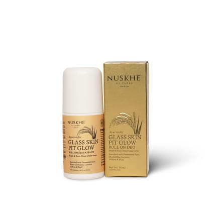 Nuskhe By Paras | Korean Skin Pit Glow Roll On Deo | Bright & Even Toned Underarms | Long Lasting Fragrance Nuskhe By Paras | Korean Skin Pit Glow Roll On Deo | Bright & Even Toned Underarms | Long Lasting Fragrance - 50 ml (Pack of 1)