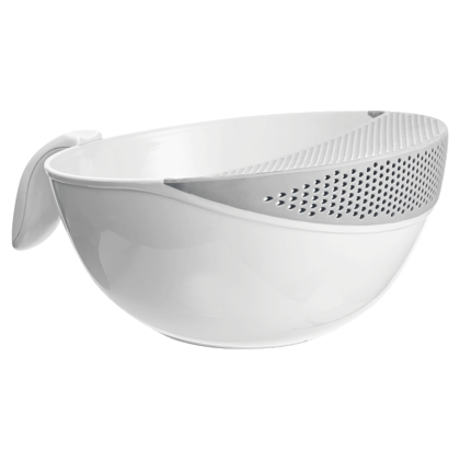 Modi Care Soak and Strain Food Washing Bowl with Strainer Two Thousand Millilitre