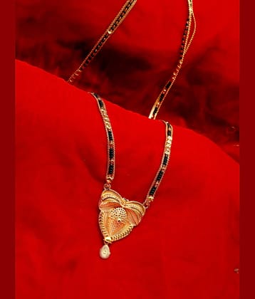 Shankhraj Mall Gold Plated Letest & Designer Mangalsutra For Women-100199