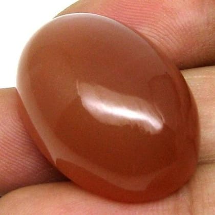 Large 35Ct Natural Pink Moonstone Oval Cabochon Fine Gemstone