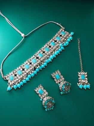 Morison Luxurious Gold Necklace and Earrings Set  Crafted for Elegance