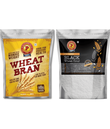 P Mark Wheat Bran 500g and Black Wheat Flour 1 Kg, 1.5 kg