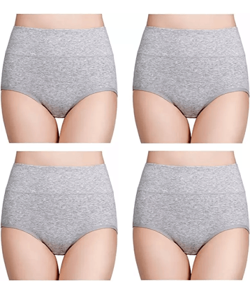 Louis Craft Pack of 4 Cotton Lycra Period Panty For Women ( Multicolor4 )