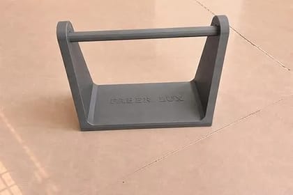 Thermal Label Roll Holder Stand, 3D Printed, Compatible with Shipping Label Printers (Grey)