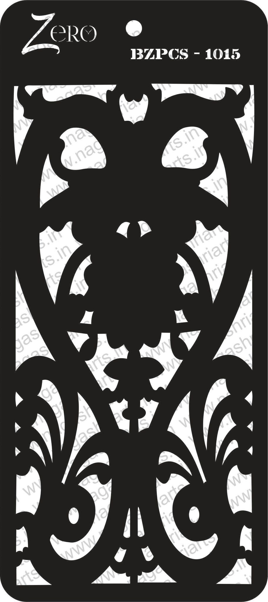 Brand Zero Pratibimb Craft Stencil - Select Your Preferred Size - Code: BZPCS-1015