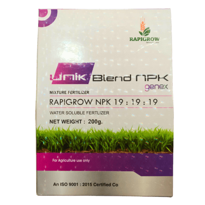 Rapigrow NPK 19:19:19 Fertilizer (Dose 200gm/acre)-200gm