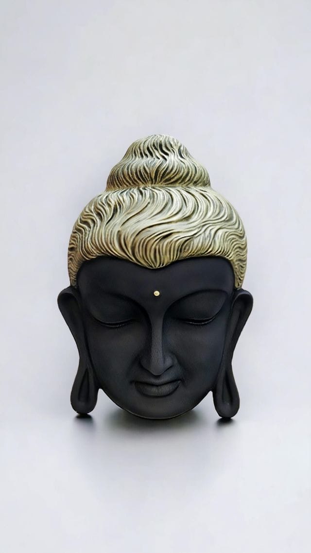 FABPAK Black Buddha Wall Sculptor
