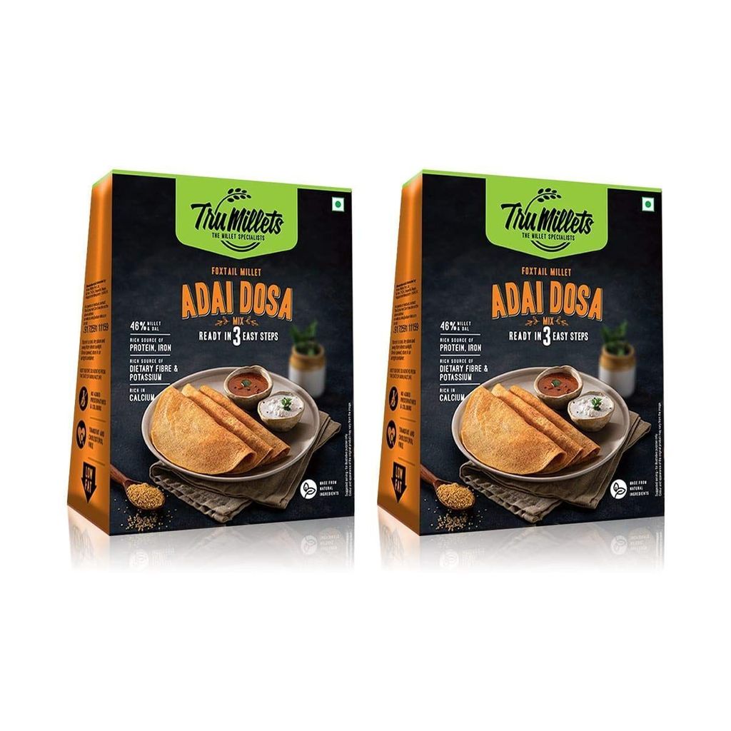 Trumillets | Healthy Millet Diet Breakfast | High Protein Adai Dosa Mix - 250g