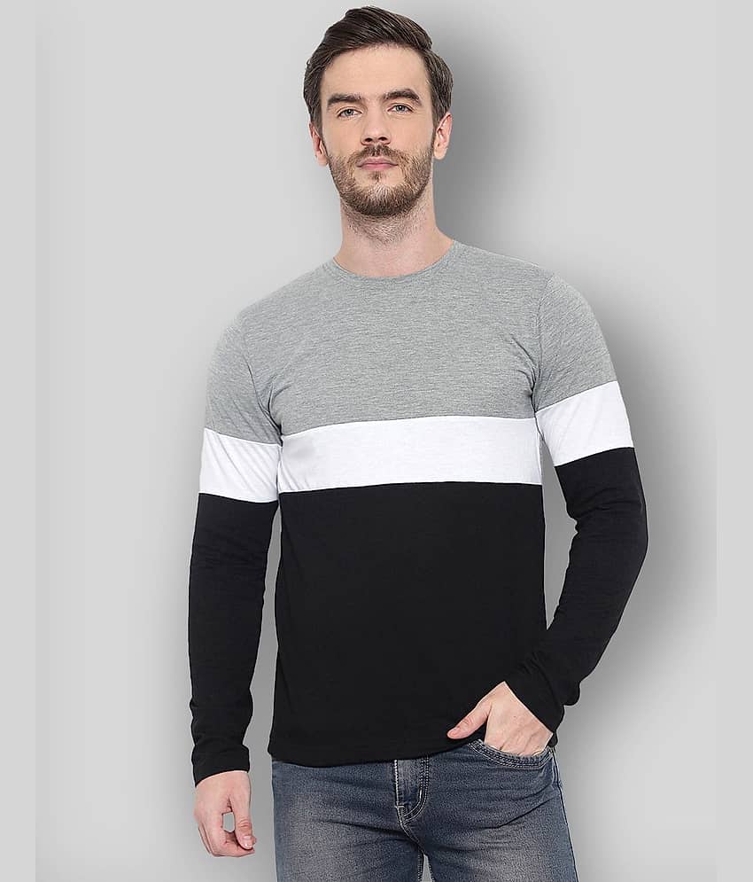 Glito Pack of 1 Cotton Blend Regular Fit Men's T-Shirt ( Multicolor )