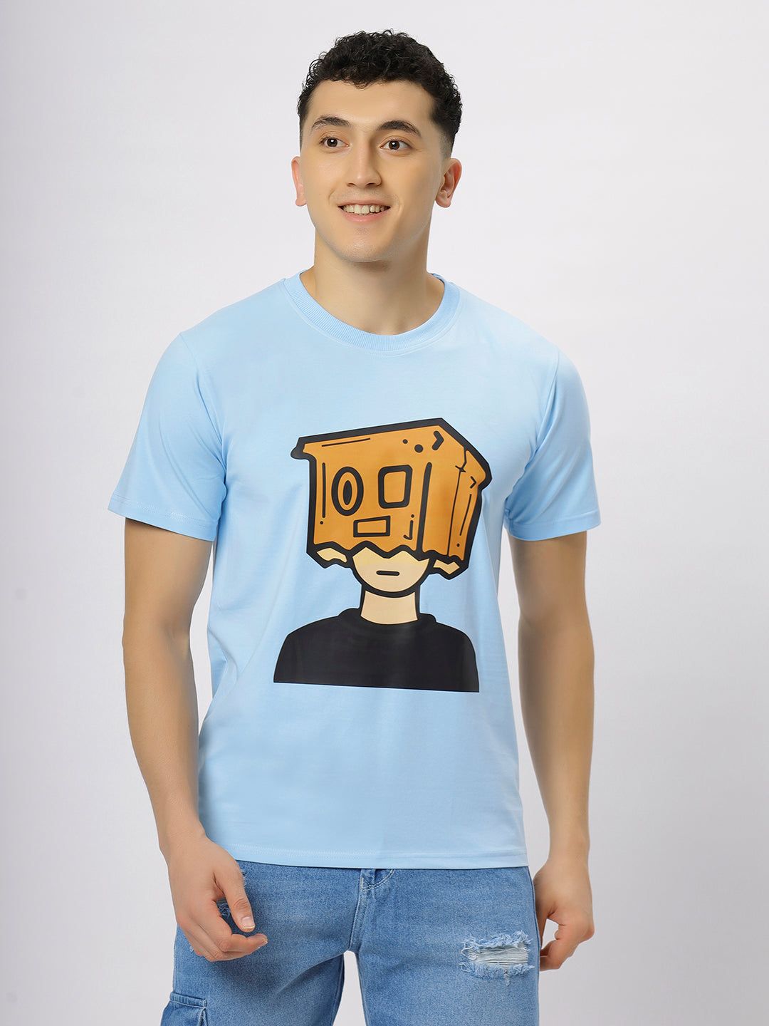 Skay Supima Printed T-Shirt-M