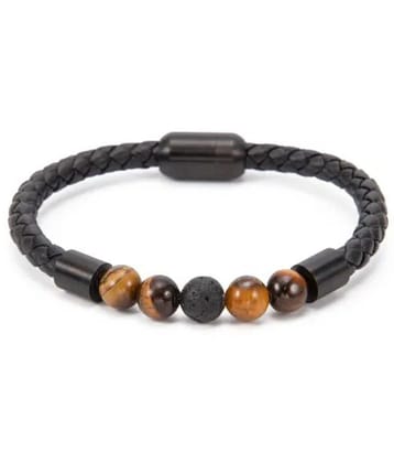 FASHION FRILL Black Bracelet ( Pack of 1 ) - None