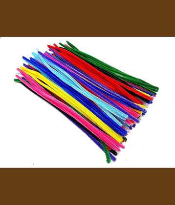 Pipe Cleaners 100 Pcs,Chenille Stems for DIY Crafts Decorations Creative School Projects (6 mm x 12 Inch), Multicolored